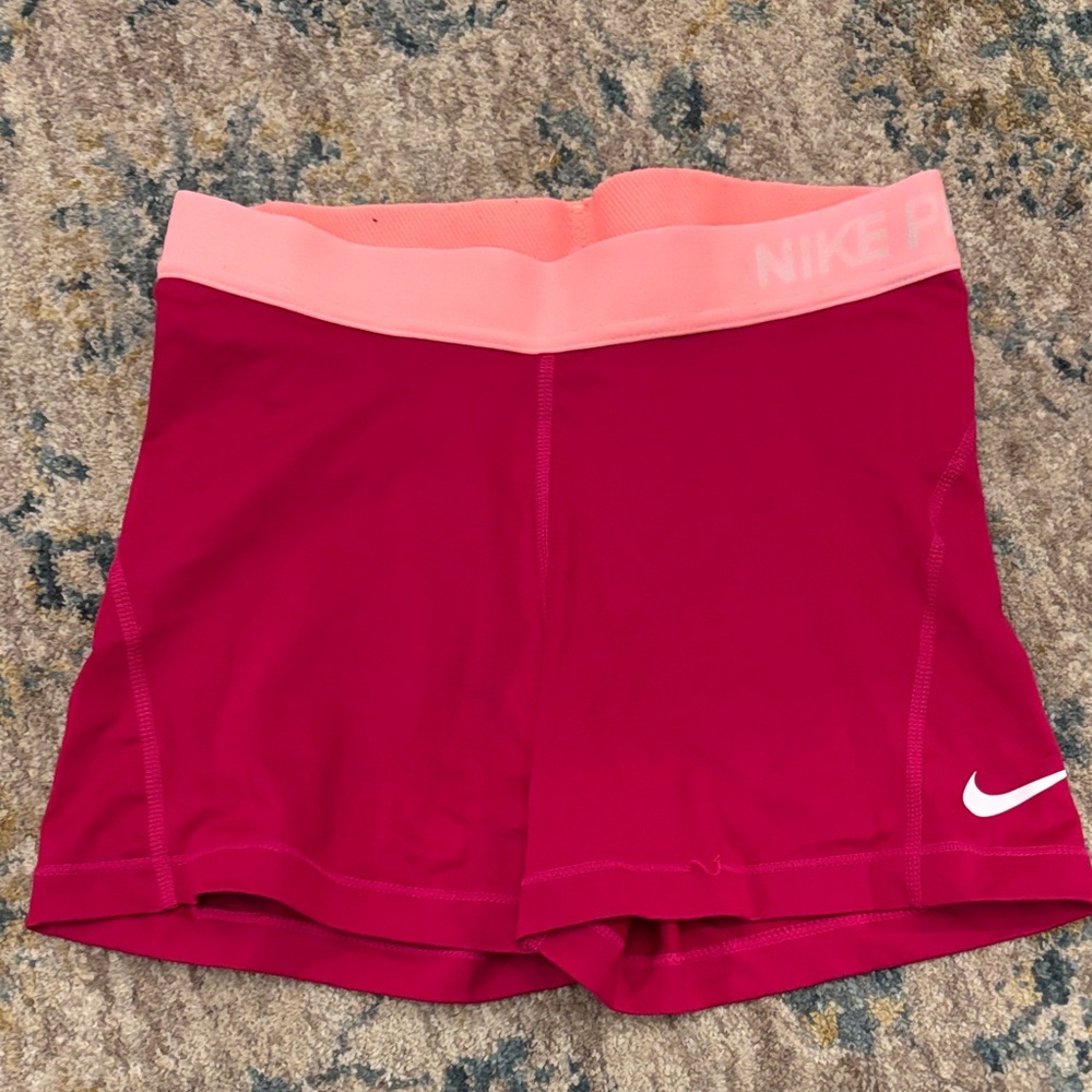 Nike Coral and Magenta Workout Spandex
